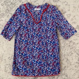 Vineyard Vines swimsuit coverup girls size S (7-8)
